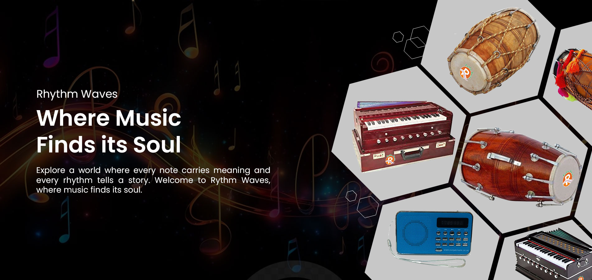 Rythm Waves Banner